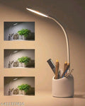 Smart 3-in-1 LED Study Lamp | Integrated Pen Holder & Flexible Gooseneck