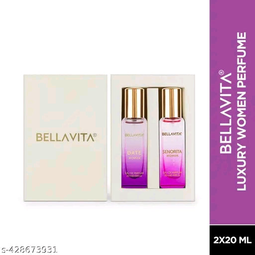 Bella Vita Organic Luxury Perfume Duo for Women (40ml)