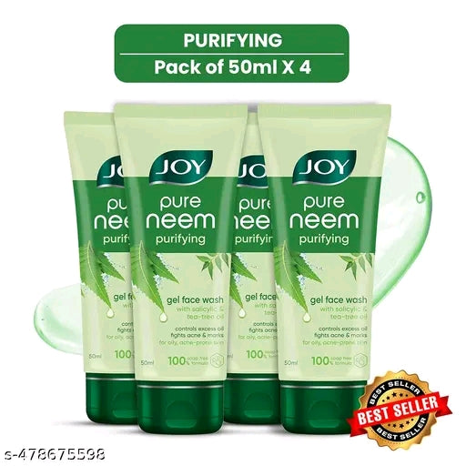 Joy Skin Fruits Purifying Neem Face Wash (Pack of 4)