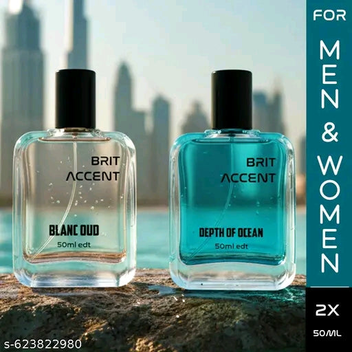 Brit Accent: The Signature Collection – Oud, Aquatic & Citrus Duo (pack of 2)