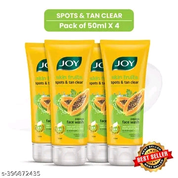Joy Skin Fruits Brightening Papaya Face Wash (Pack of 4)