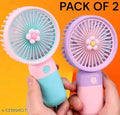 Portable High-Speed Mini Rechargeable Fans (Pack of 2)