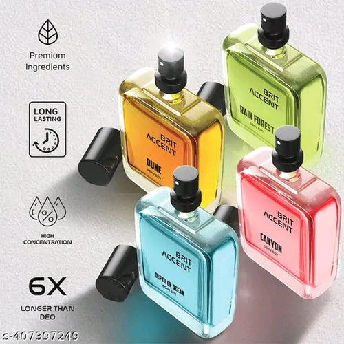 BRIT ACCENT Ultimate Fragrance Quartet (Pack of 4) - 200ml