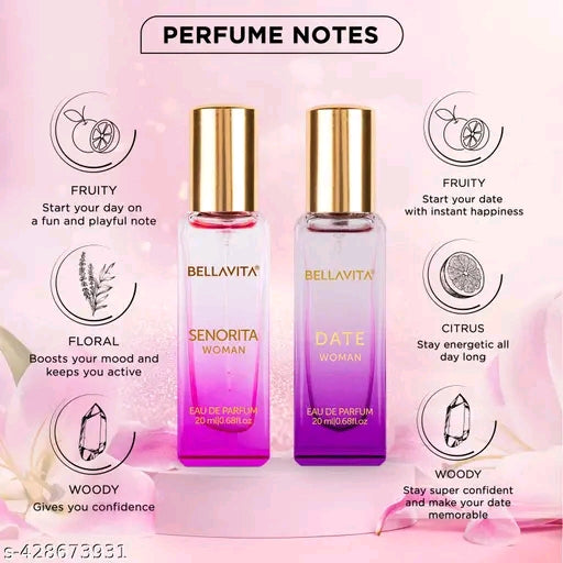 Bella Vita Organic Luxury Perfume Duo for Women (40ml)