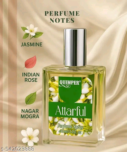 Quimper Attarful Unisex Perfume | Long-Lasting Floral Essence (30ml)