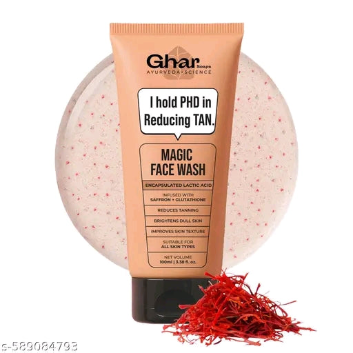 Ghar Soaps Sandalwood Face Wash | Natural Brightening & Soothing Cleanser