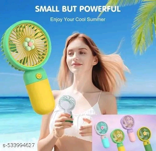 Portable High-Speed Mini Rechargeable Fans (Pack of 2)
