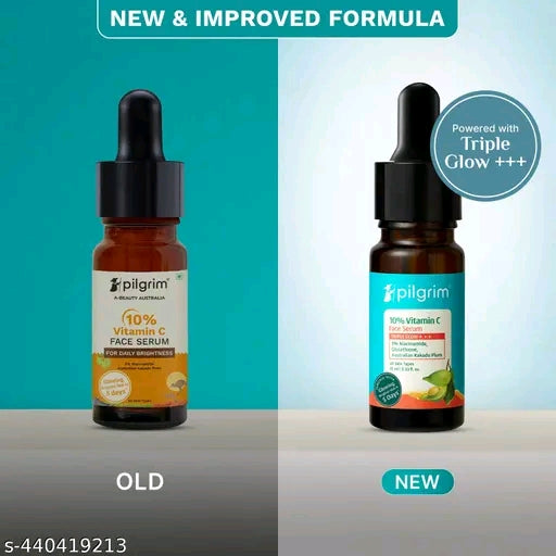 Pilgrim 10% Vitamin C Face Serum with Triple Glow+++ (10ml)